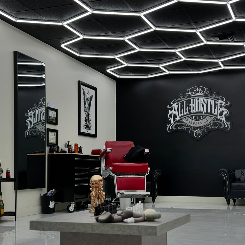 Dimmable Hexagonal LED Garage Ceiling Lights from China manufacturer - contation