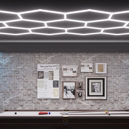 Why More Billiard Halls Are Choosing Hexagonal LED Honeycomb Lighting