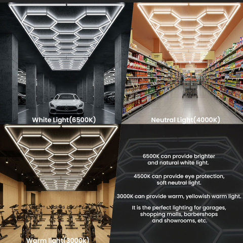 14 Hex 6500K/4000K/3000K 535W LED LED HEXAGON LUCHT para luces de trabajo de Stage Studio