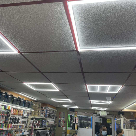Energy Saving Dimmable Square LED Light, 3000K Warm White 4000K Natural White 6500K Cool White, Modern Decorative Lighting Fixture