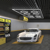 LED Garage Ceiling Auto Detailing, Bright LED Ceiling Light for Garage