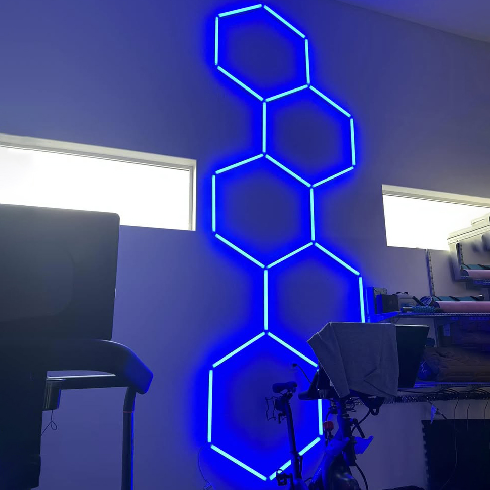 RGB Hexagonal LED Ceiling Honeycomb Lights