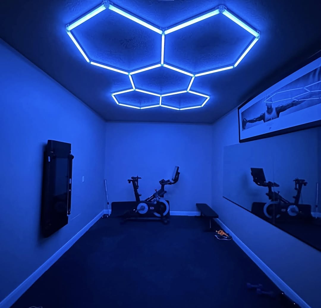 RGB Hexagonal LED Ceiling Honeycomb Lights