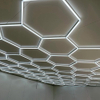 Garage LED Honeycomb Ceiling Car Detailing Studio Lights