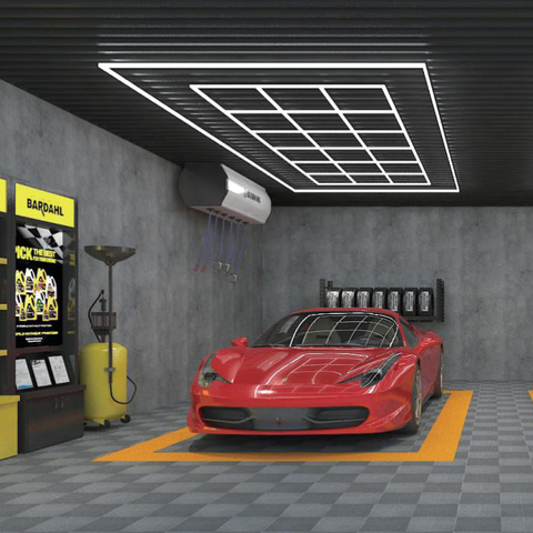 LED Garage Ceiling Auto Detailing, Bright LED Ceiling Light for Garage