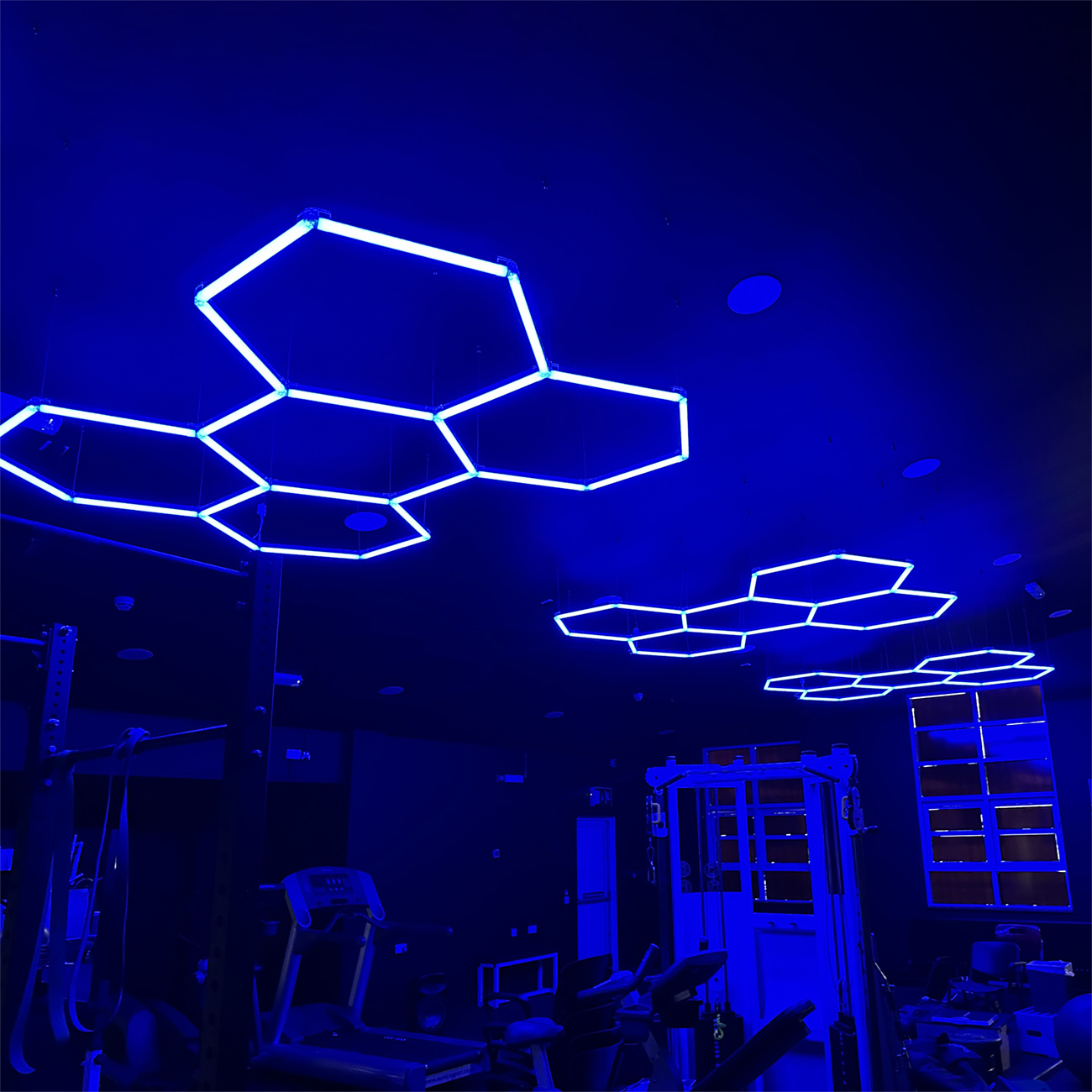 RGB Hexagonal LED Ceiling Honeycomb Lights