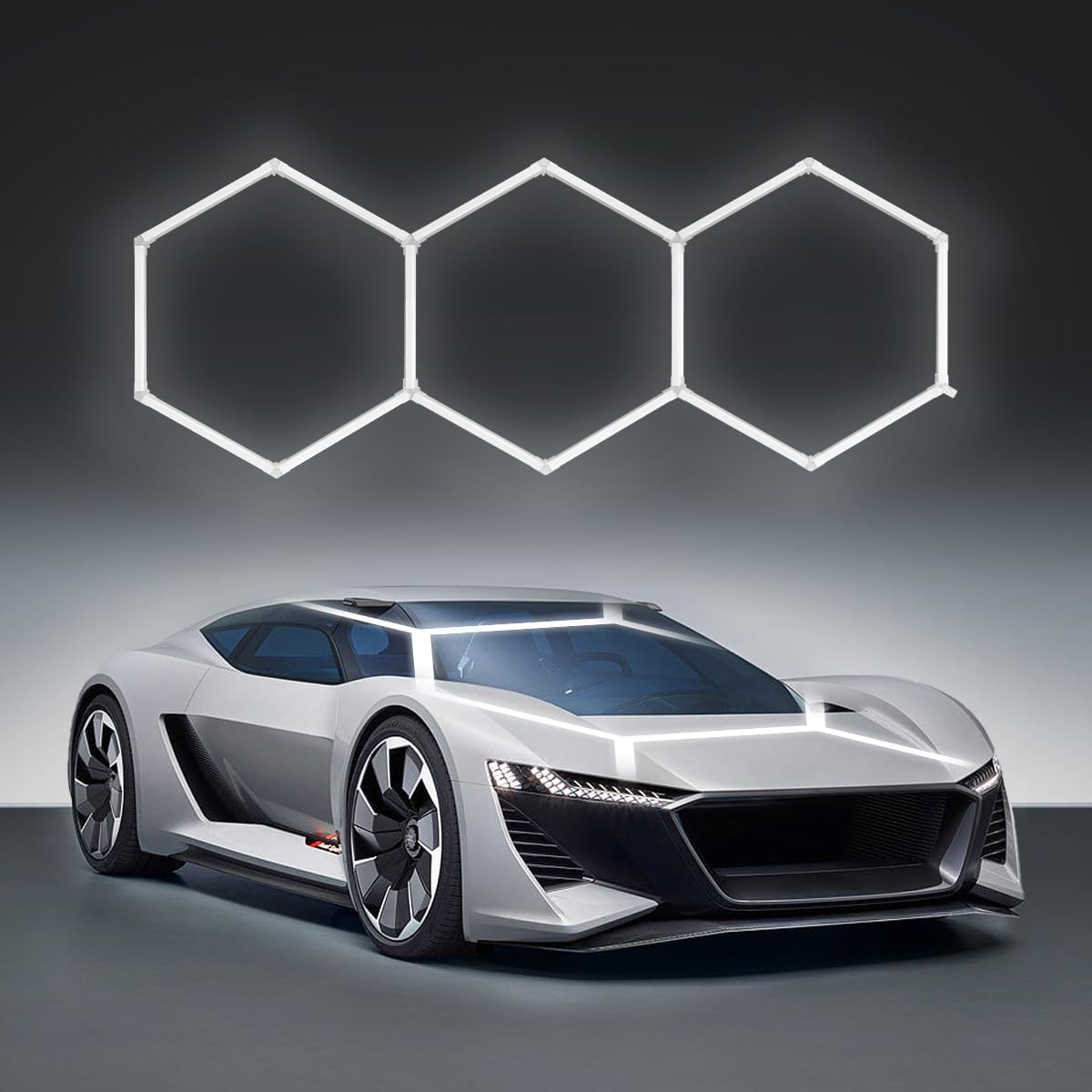 Transform Your Garage with Style — The Power of Hexagonal LED Honeycomb Lights