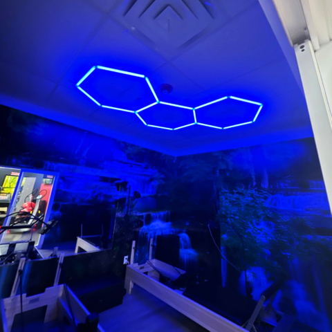 Customizable Hexagonal LED RGB Wall Lights