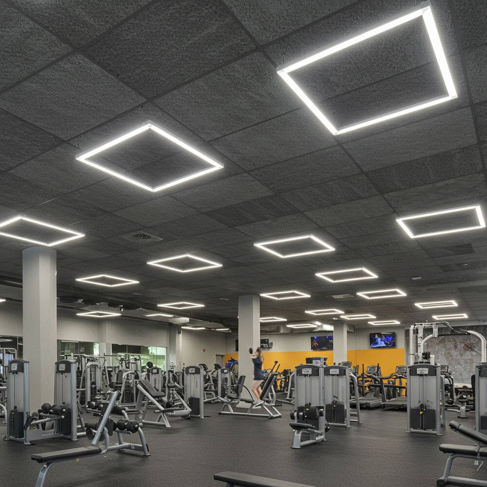 Energy Saving Dimmable Square LED Light, 3000K Warm White 4000K Natural White 6500K Cool White, Modern Decorative Lighting Fixture